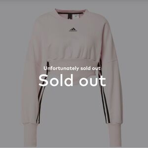 ADIDAS DANCE 3 STRIPE CORSET SWEATSHIRT - MEDIUM